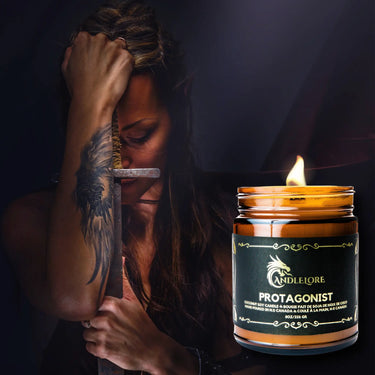 Protagonist Candle Medieval Fantasy Figure